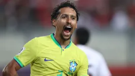 Imagem ilustrativa da notícia Marquinhos marca aos 44 e Brasil é líder das eliminatórias