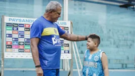 Miguel é um fervoroso torcedor do Paysandu