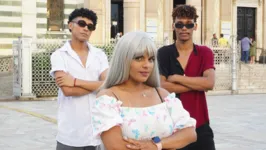 O cenário do clipe foi a praça Santuário como forma de homenagear a cultura paraense