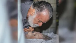 O ator Tony Ramos se despede da amiga