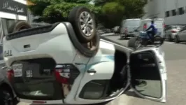 O choque causou danos à ambulância do município de Augusto Corrêa