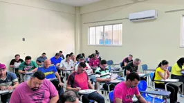 As provas para o concurso foram realizadas ontem