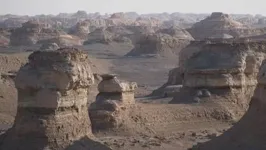 Deserto de Lop Nur, na China