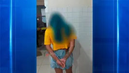 A mulher de 20 anos foi presa em flagrante