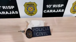 Quase um quilo de cocaína foi apreendida em poder do policial aposentado