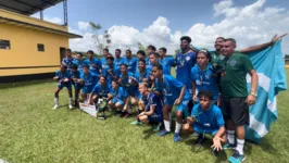 Sub-15 do Paysandu comemora título conquistado no Amazon Cup, em Castanhal