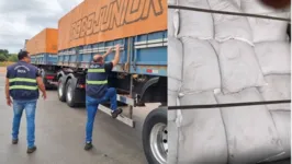 O produto era destinado à exportação.