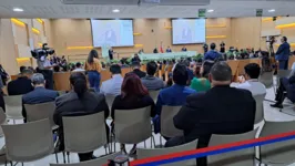 Ministra do STF, Rosa Weber,  discursando na Cúpula Judicial Ambiental da Amazônia, no Tribunal de Justiça do Pará (TJPA)