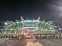 Torcida começa a chegar no Mangueirão para Brasil e Bolívia