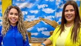 Mylla Carvalho e Lenne Bandeira, do sucesso nacional com a Companhia do Calypso a aceitarem Jesus