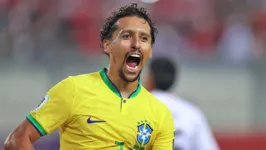 Marquinhos aproveitou escanteio cobrado por Neymar para dar a vitória à Seleção