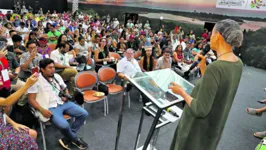 Público participou do segundo dia dos Diálogos Amazônicos, em Belém.