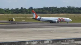 O avião segue em manutenção em Manaus.