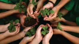 Estudantes pediram ao estado a garantia de uma meio ambiente saudável.