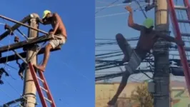 A resistência do homem à prisão resultou em 380 residências sem energia na região.