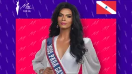 A candidata venceu o Miss Pará Gay em 2022 e agora representará o Estado nacionalmente.