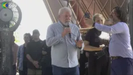Lula discursou para apoiadores amazonenses.