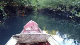 Moradores registraram o estado do rio
