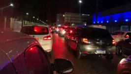 Trânsito ficou lento em diversas avenidas da capital.