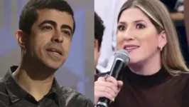 Melhem e Calabresa: ele era chefe dela na Globo