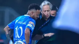 Decisão de Jorge Jesus de dar a faixa para Neymar irritou antigo capitão da equipe saudita.