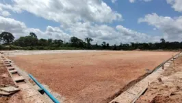 Obras no primeiro campo do CT do Papão estão bem avançadas