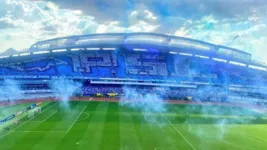 Torcida do Paysandu fez lindo mosaico no Mangueirão