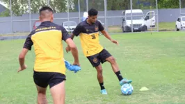 Já apresentado, Dioguinho participou do treino do Amazonas com o restante do elenco.