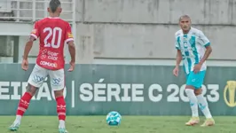 Nino Paraíba atuou apenas 46 minutos pelo Paysandu, no jogo contra o América-RN