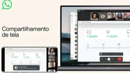 Ferramenta de compartilhamento de tela funciona em smartphone e desktop. Basta clicar na opção de compartilha e escolher mostrar toda a tela ou apenas um aplicativo