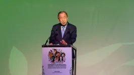 Ban Ki-Moon contou que plantou uma árvore no Combu