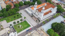 Rua ao lado da Basílica Santuário de Nazaré permanecerá interditada por um mês em Belém