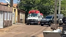 A PM conseguiu localizar a ambulância abandonada.