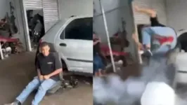 Os vídeos mostram o quanto os arremessos podem ser violentos
