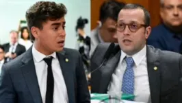 Nikolas Ferreira e Filipe Barros que disseminaram a fake news