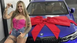 Skarlet costuma ostentar riqueza em sua conta no Instagram com mais de 300 mil seguidores.