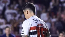 James Rodríguez entrou durante a partida, deu assistência para gol de Arboleda, mas falhou nos pênaltis.