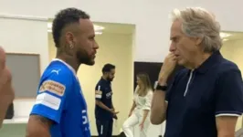 Neymar e Jorge Jesus precisaram se pronunciar, após notícias de atrito entre eles.