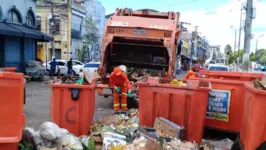 Coleta do lixo em Belém