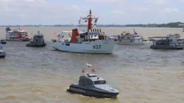 Romaria Fluvial terá esquema de segurança divulgado pela Marinha, em coletiva à imprensa