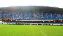 Mosaico feito pela torcida do Paysandu na final da Série C de 2014, contra o Macaé