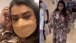 Preta Gil saindo do hospital