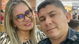 Daniele e o marido, o sargento Silva