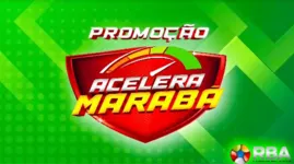 Logomarca da promoção "Acelera Marabá"