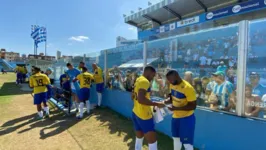 A torcida bicolor compareceu em peso ao treino aberto do Paysandu, neste sábado (30), na Curuzu.