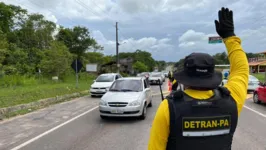 Agentes do Detran receberam promoção nesta quarta-feira (16).