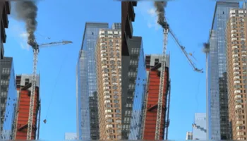 Imagem ilustrativa da notícia Guindaste despenca de prédio e deixa 6 feridos em Nova York