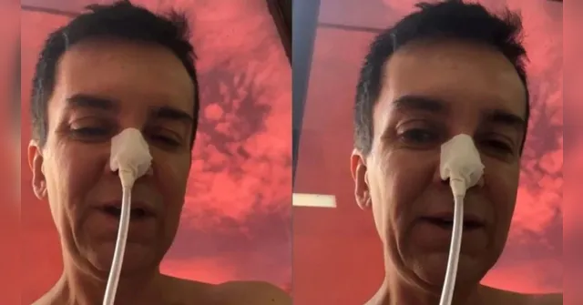 Imagem ilustrativa da notícia Regis Danese tem alta adiada após passar mal: "tô sofrendo"