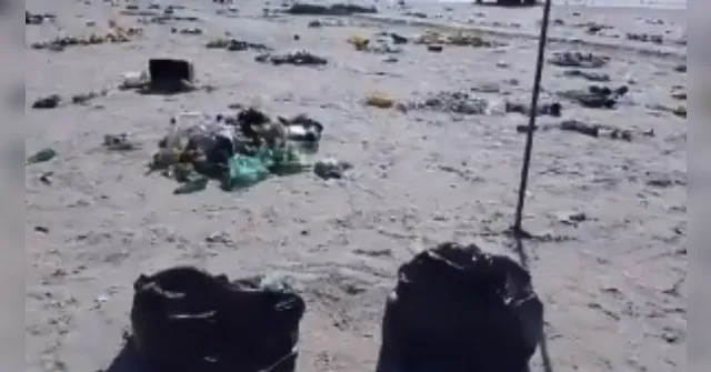 Imagem ilustrativa da notícia Atalaia: Lixo espalhado pela praia gera revolta