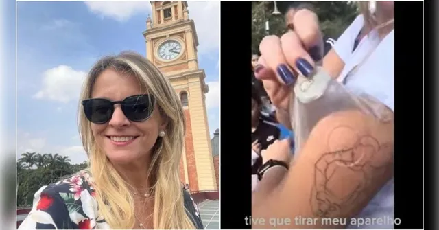 Imagem ilustrativa da notícia Professora é barrada em parque por usar sensor de glicose